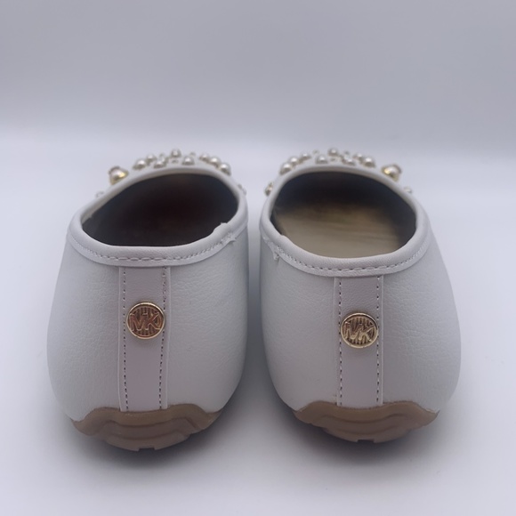 Michael Kors White Ballet flats in Soft Leather with Pearls size US 2M - Picture 5 of 5